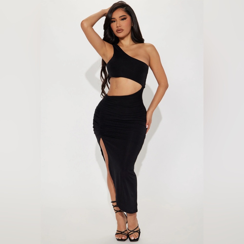 NWT Always First Ruched Maxi Dress from Fashion Nova